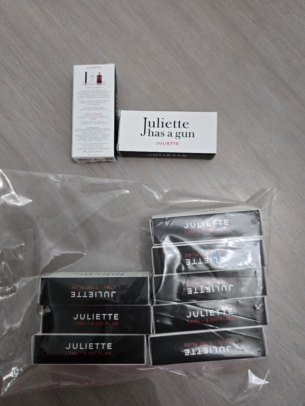 Juliette Has‎ a Gun-Juliette Eau De Parfum Bundle of 10 (1.7ml each)